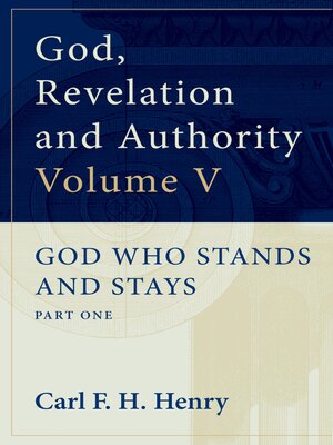 cover image of God, Revelation and Authority, Volume 5